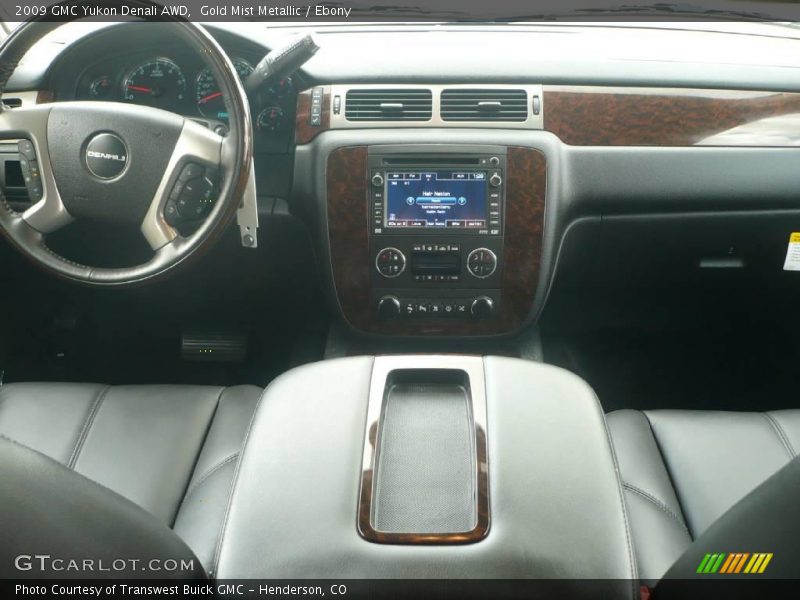 Gold Mist Metallic / Ebony 2009 GMC Yukon Denali AWD