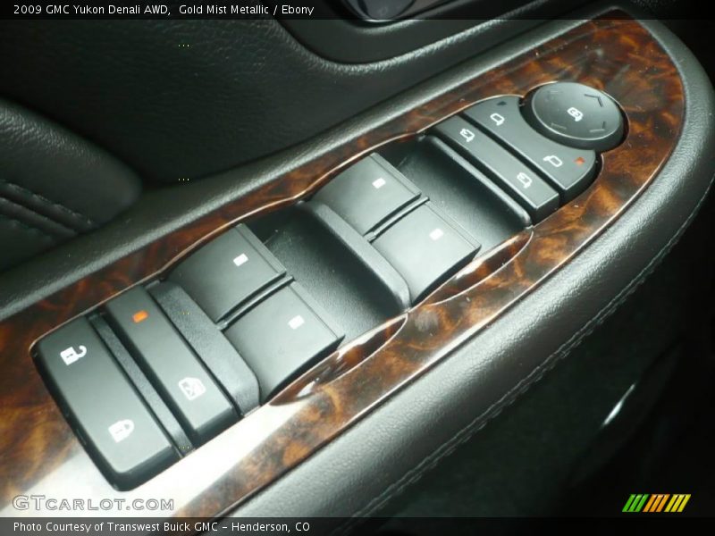 Gold Mist Metallic / Ebony 2009 GMC Yukon Denali AWD