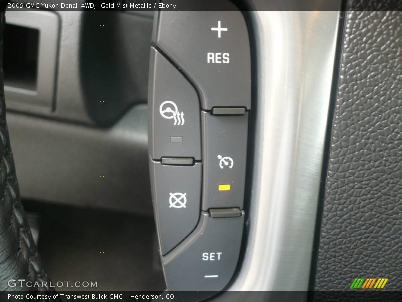 Gold Mist Metallic / Ebony 2009 GMC Yukon Denali AWD