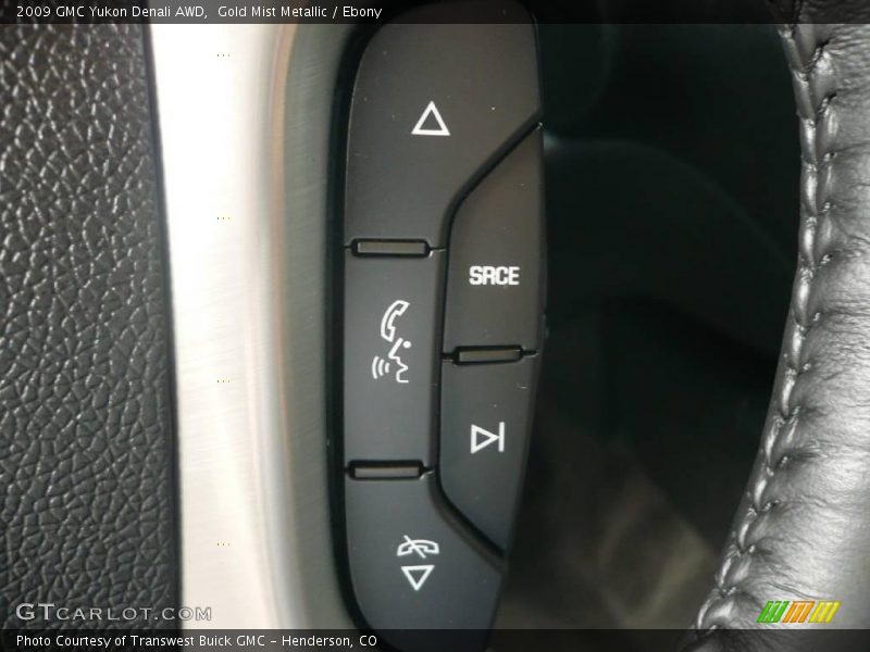 Gold Mist Metallic / Ebony 2009 GMC Yukon Denali AWD