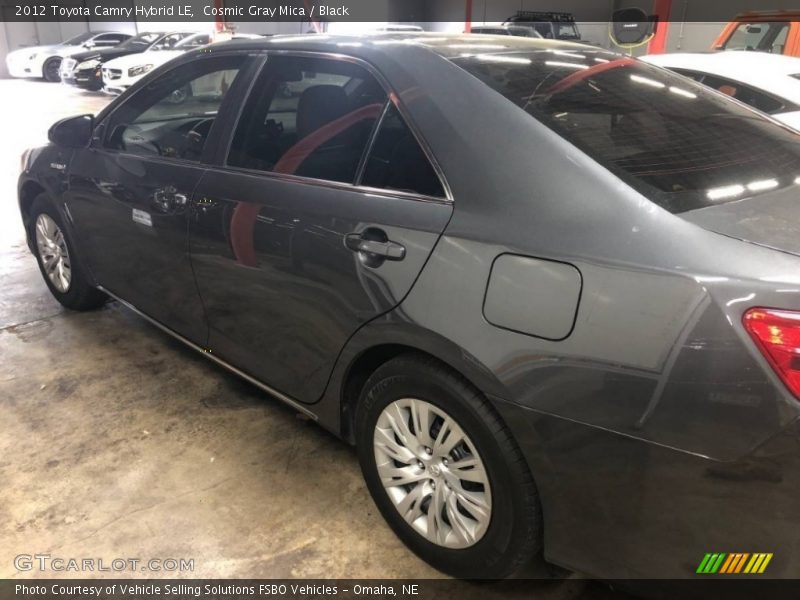 Cosmic Gray Mica / Black 2012 Toyota Camry Hybrid LE