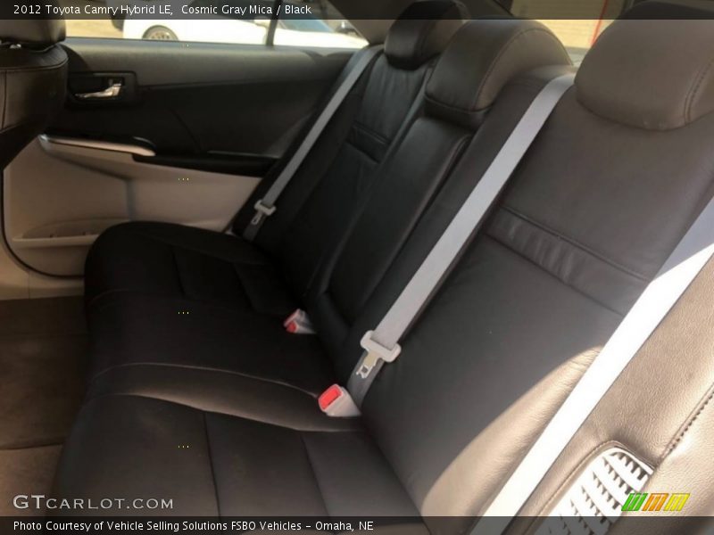 Cosmic Gray Mica / Black 2012 Toyota Camry Hybrid LE