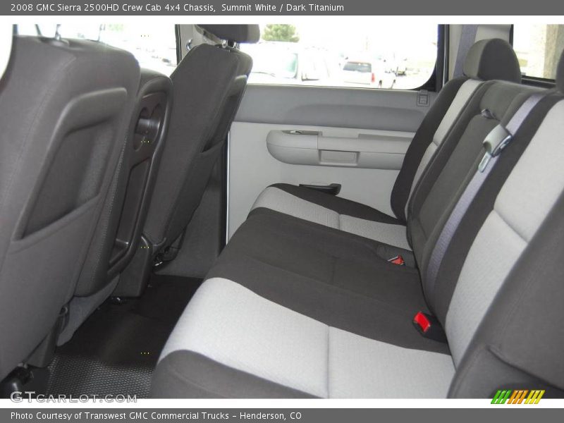 Summit White / Dark Titanium 2008 GMC Sierra 2500HD Crew Cab 4x4 Chassis
