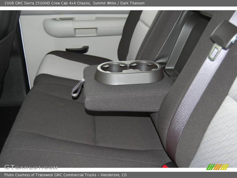 Summit White / Dark Titanium 2008 GMC Sierra 2500HD Crew Cab 4x4 Chassis
