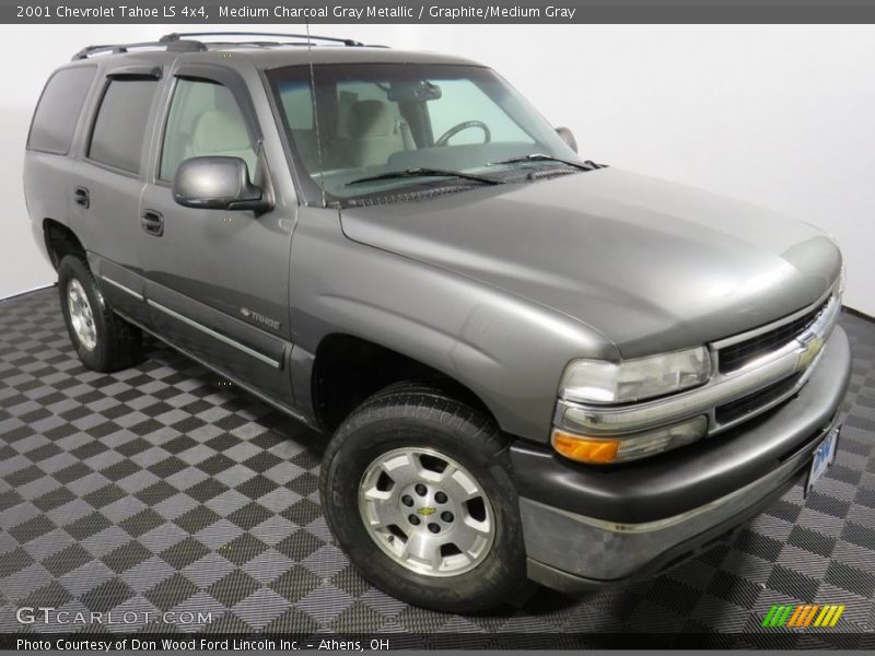 Medium Charcoal Gray Metallic / Graphite/Medium Gray 2001 Chevrolet Tahoe LS 4x4