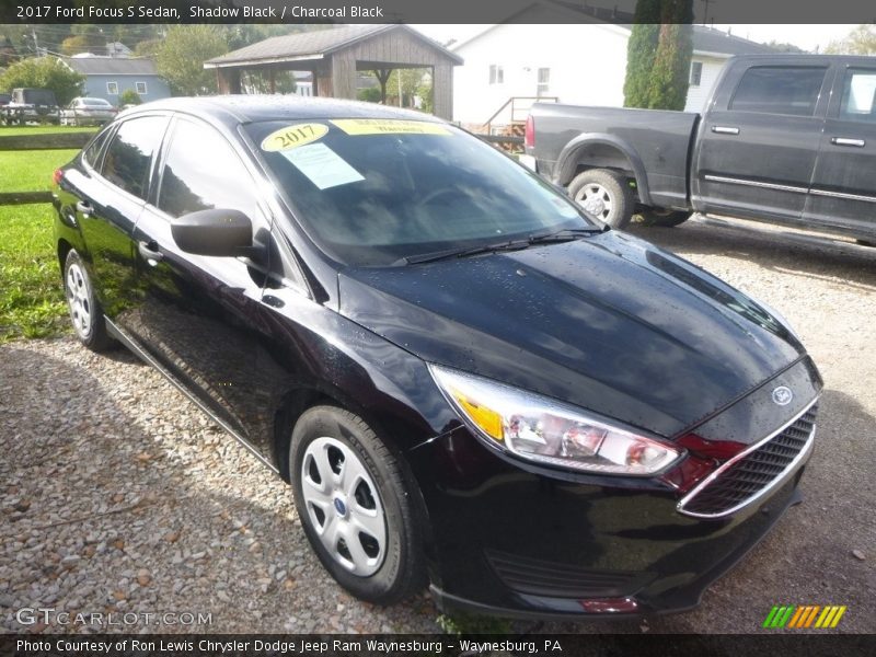 Shadow Black / Charcoal Black 2017 Ford Focus S Sedan