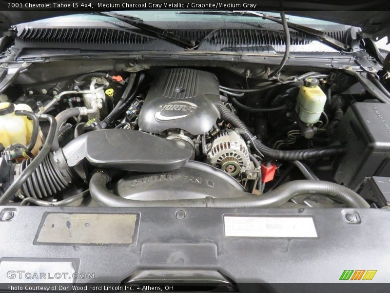Medium Charcoal Gray Metallic / Graphite/Medium Gray 2001 Chevrolet Tahoe LS 4x4