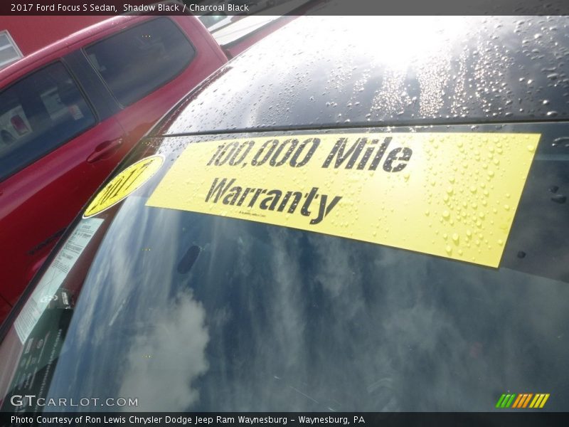 Shadow Black / Charcoal Black 2017 Ford Focus S Sedan