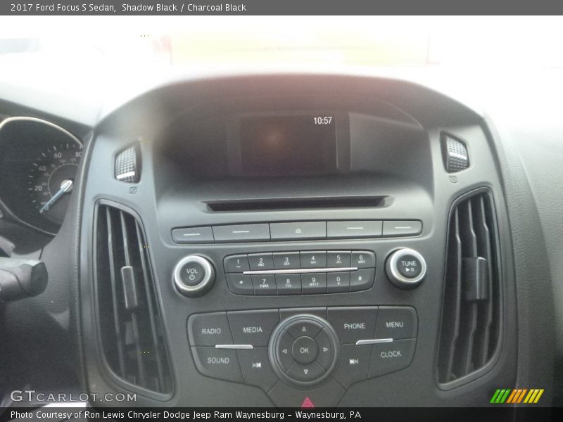 Shadow Black / Charcoal Black 2017 Ford Focus S Sedan