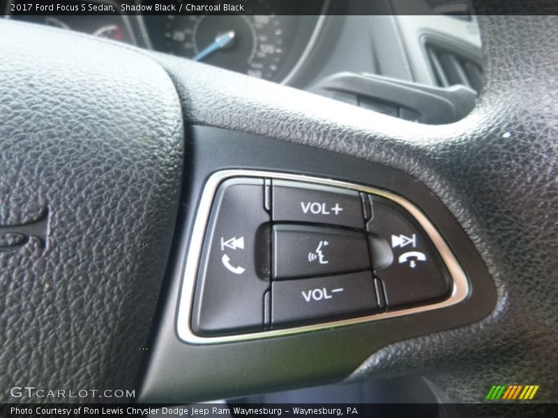 Shadow Black / Charcoal Black 2017 Ford Focus S Sedan