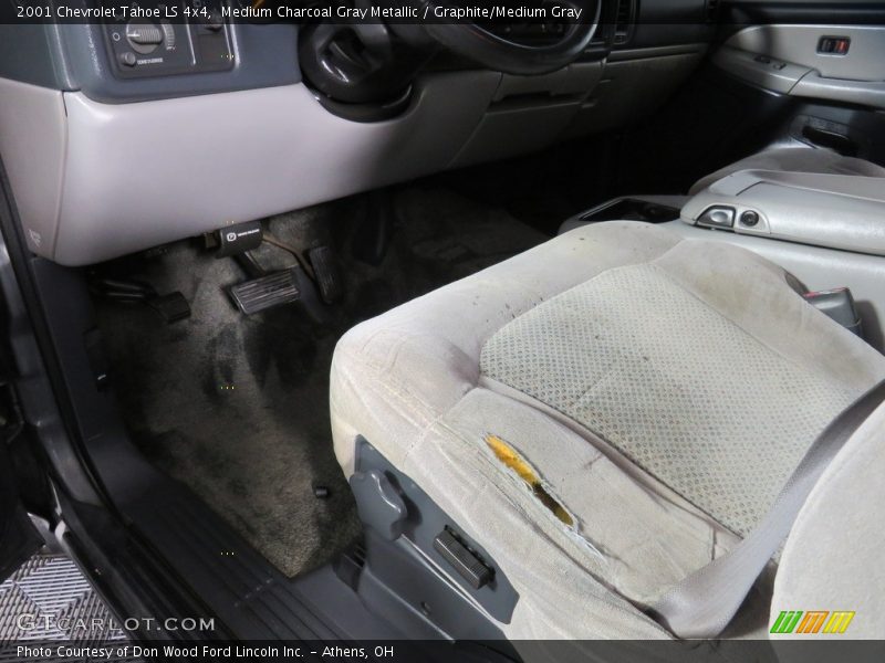 Medium Charcoal Gray Metallic / Graphite/Medium Gray 2001 Chevrolet Tahoe LS 4x4