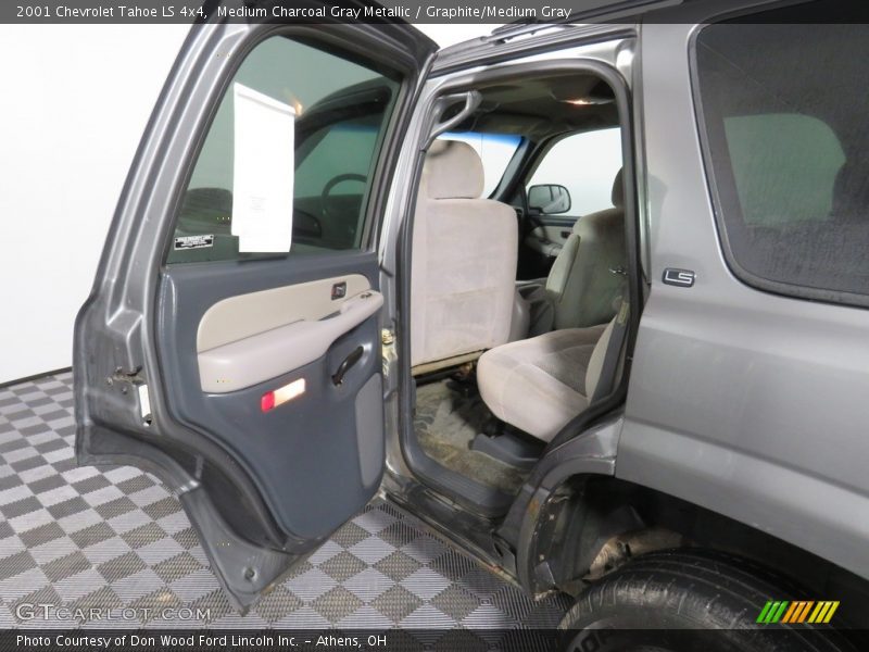Medium Charcoal Gray Metallic / Graphite/Medium Gray 2001 Chevrolet Tahoe LS 4x4