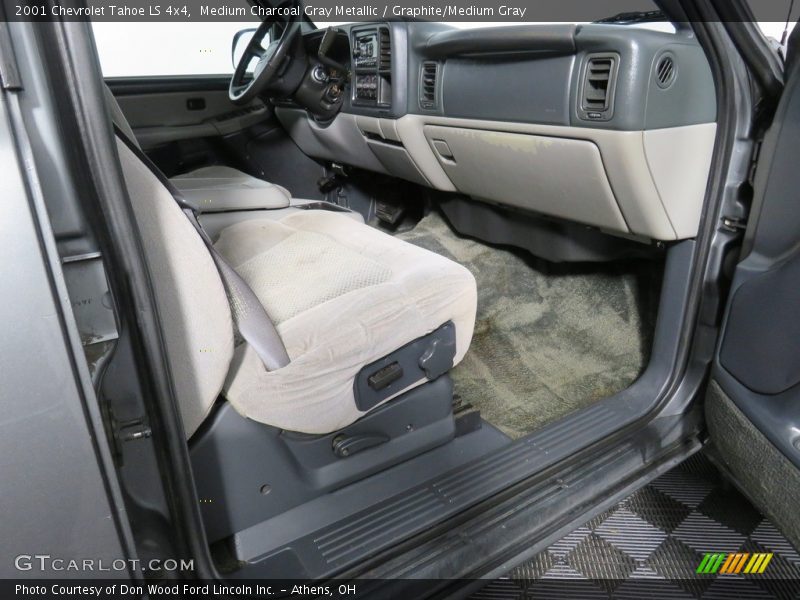 Medium Charcoal Gray Metallic / Graphite/Medium Gray 2001 Chevrolet Tahoe LS 4x4