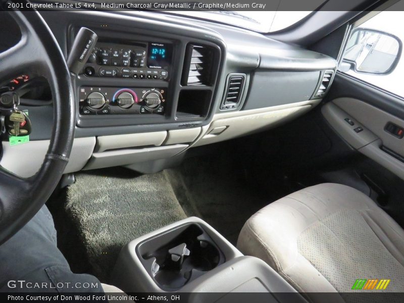 Medium Charcoal Gray Metallic / Graphite/Medium Gray 2001 Chevrolet Tahoe LS 4x4