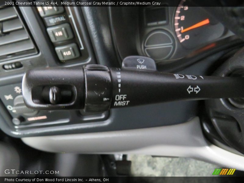 Medium Charcoal Gray Metallic / Graphite/Medium Gray 2001 Chevrolet Tahoe LS 4x4