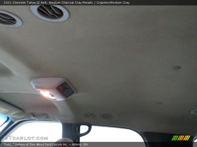 Medium Charcoal Gray Metallic / Graphite/Medium Gray 2001 Chevrolet Tahoe LS 4x4