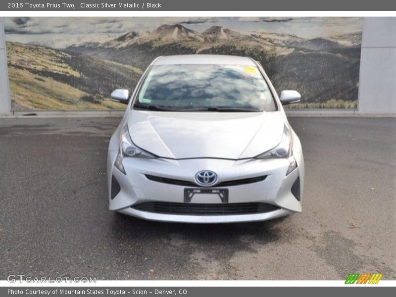 Classic Silver Metallic / Black 2016 Toyota Prius Two