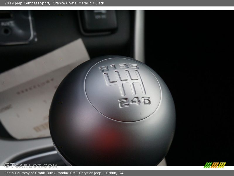  2019 Compass Sport 6 Speed Manual Shifter