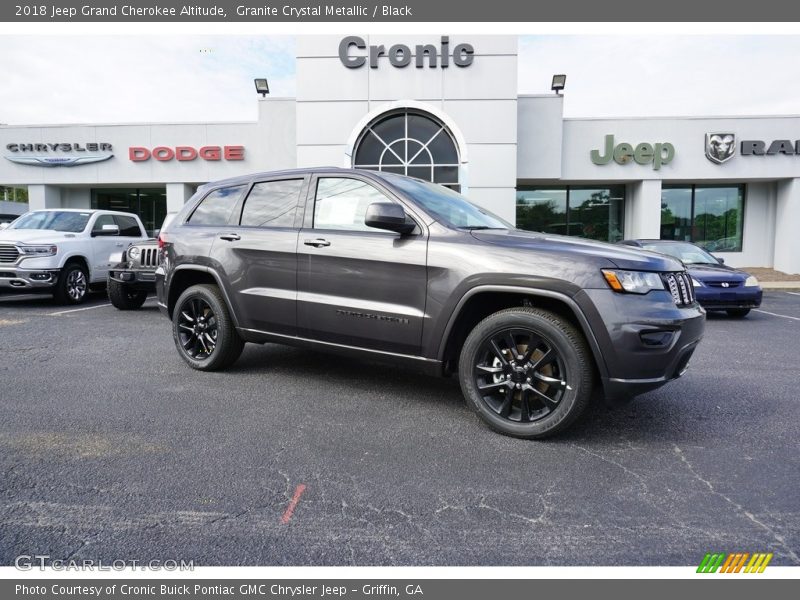 Granite Crystal Metallic / Black 2018 Jeep Grand Cherokee Altitude