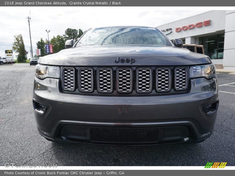 Granite Crystal Metallic / Black 2018 Jeep Grand Cherokee Altitude