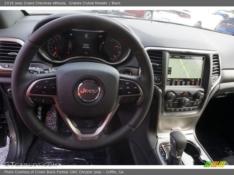 Granite Crystal Metallic / Black 2018 Jeep Grand Cherokee Altitude