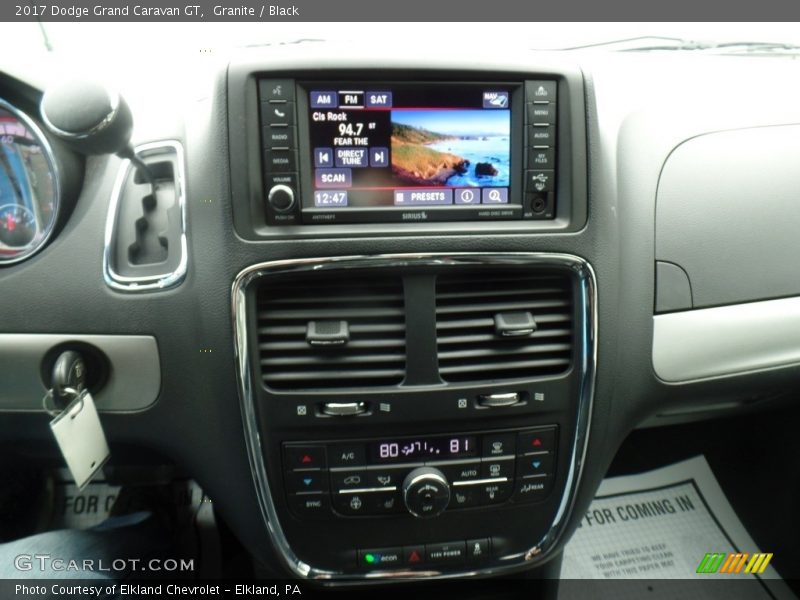 Granite / Black 2017 Dodge Grand Caravan GT