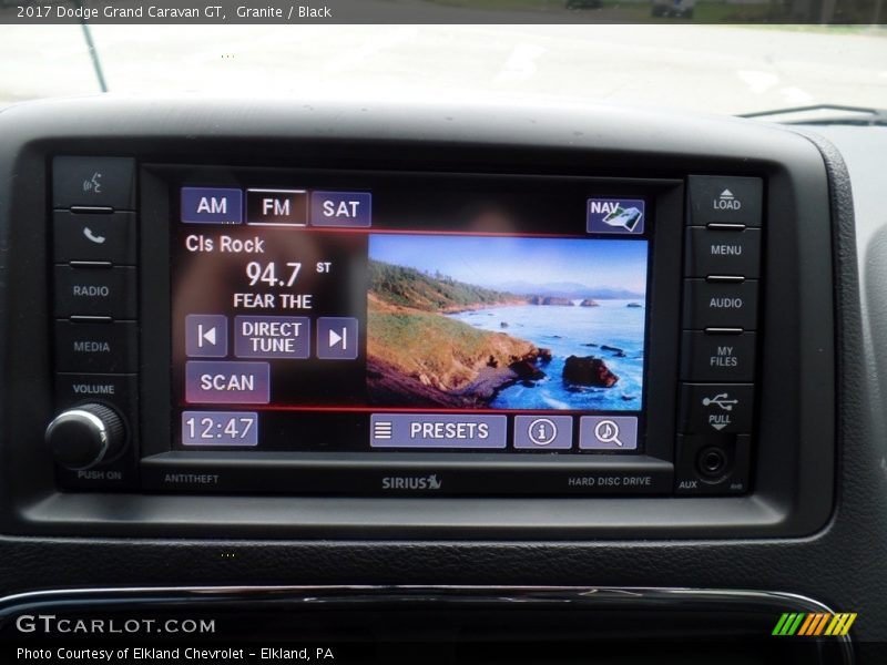 Granite / Black 2017 Dodge Grand Caravan GT