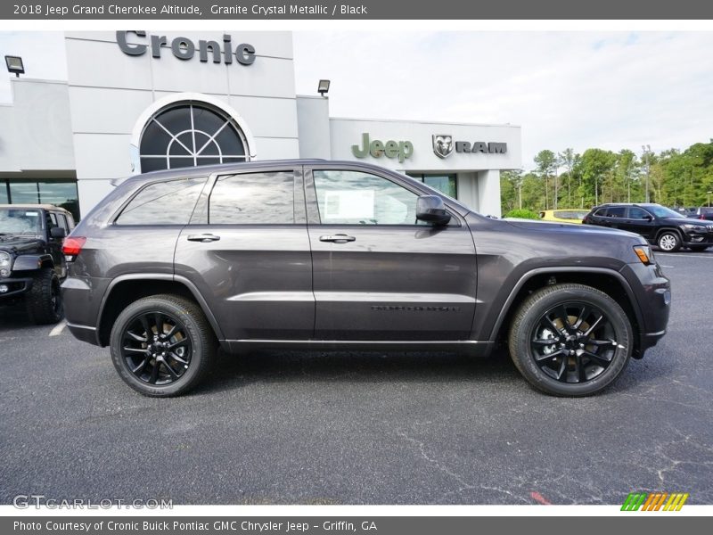 Granite Crystal Metallic / Black 2018 Jeep Grand Cherokee Altitude