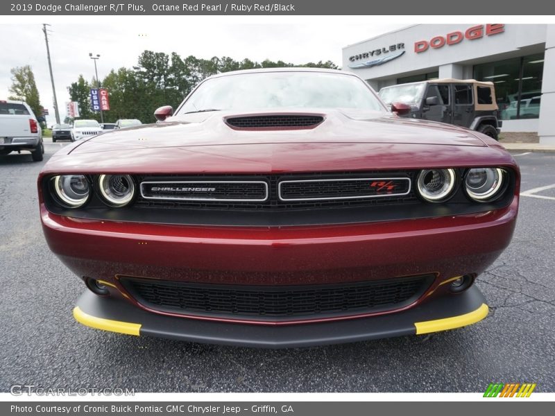 Octane Red Pearl / Ruby Red/Black 2019 Dodge Challenger R/T Plus