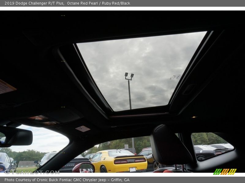 Octane Red Pearl / Ruby Red/Black 2019 Dodge Challenger R/T Plus
