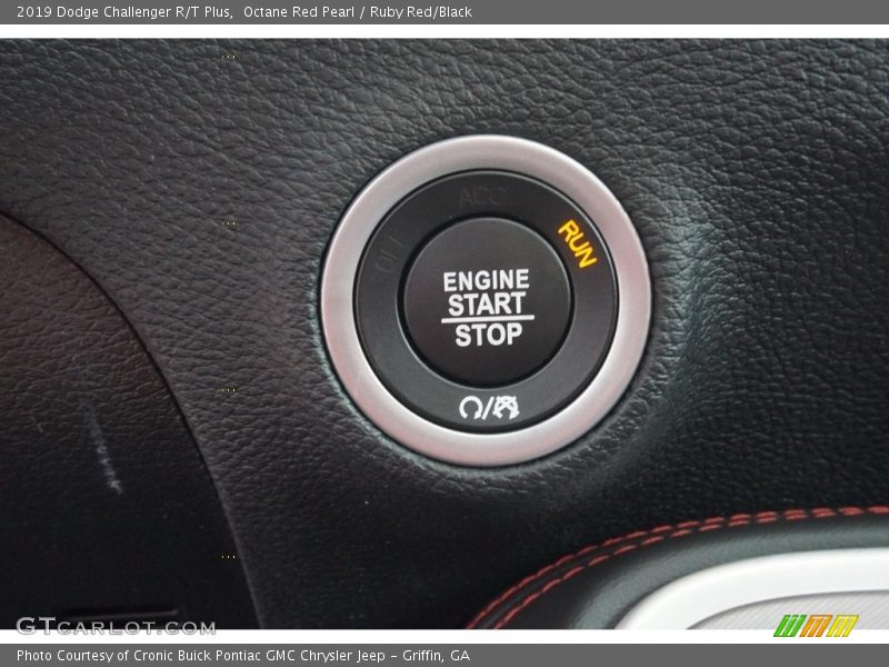 Octane Red Pearl / Ruby Red/Black 2019 Dodge Challenger R/T Plus
