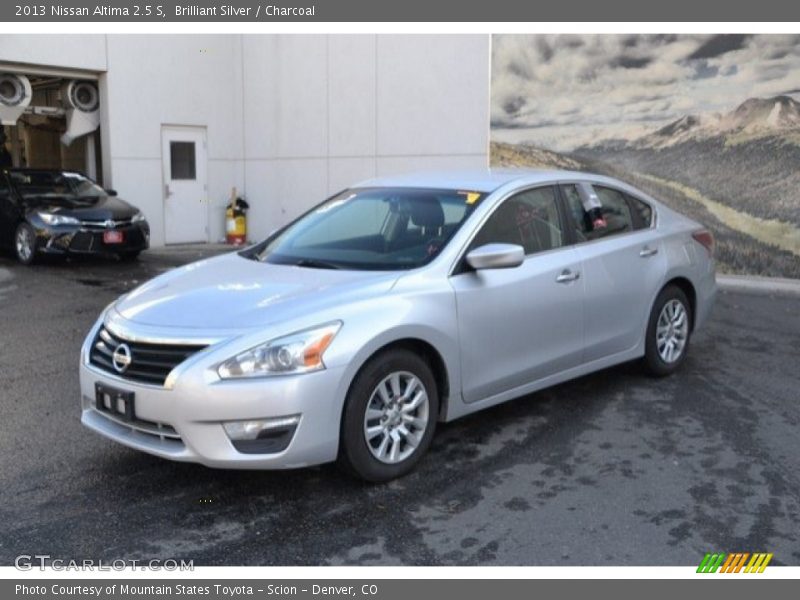 Brilliant Silver / Charcoal 2013 Nissan Altima 2.5 S