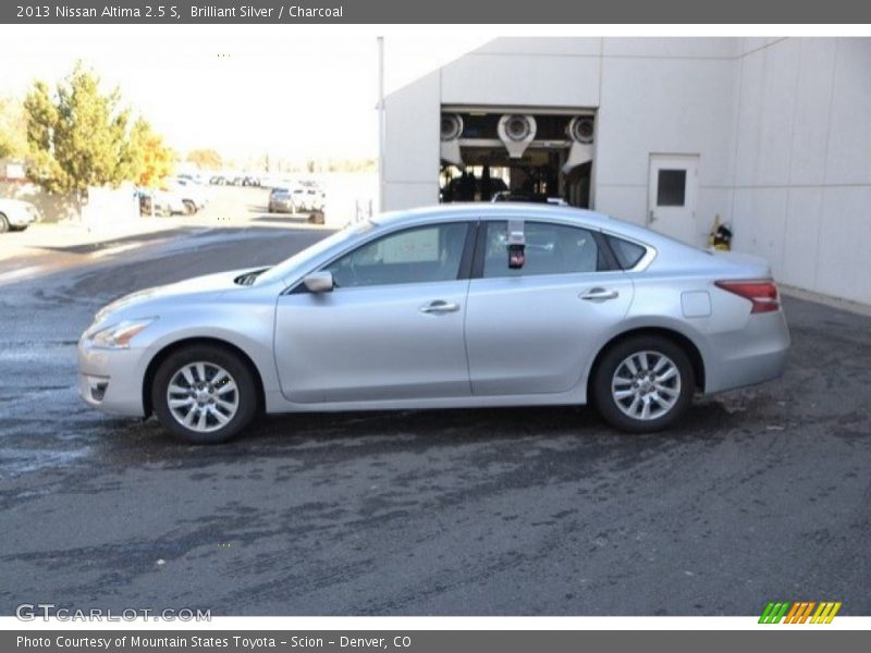 Brilliant Silver / Charcoal 2013 Nissan Altima 2.5 S