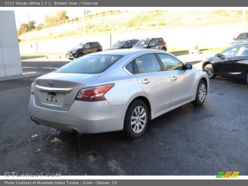 Brilliant Silver / Charcoal 2013 Nissan Altima 2.5 S