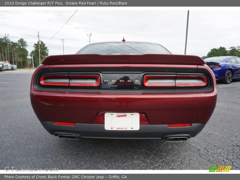 Octane Red Pearl / Ruby Red/Black 2019 Dodge Challenger R/T Plus