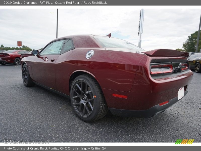Octane Red Pearl / Ruby Red/Black 2019 Dodge Challenger R/T Plus