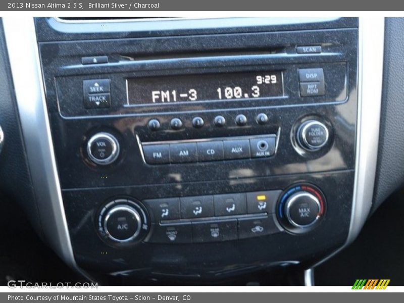 Brilliant Silver / Charcoal 2013 Nissan Altima 2.5 S