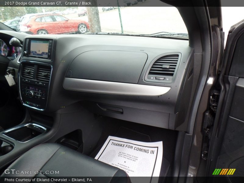 Granite / Black 2017 Dodge Grand Caravan GT