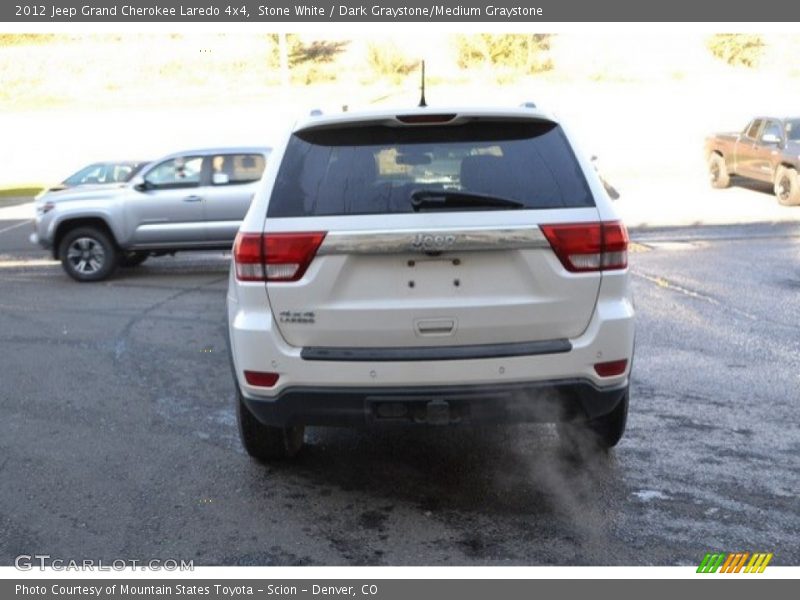 Stone White / Dark Graystone/Medium Graystone 2012 Jeep Grand Cherokee Laredo 4x4