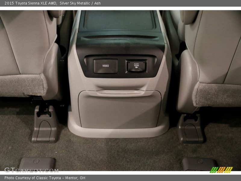 Silver Sky Metallic / Ash 2015 Toyota Sienna XLE AWD