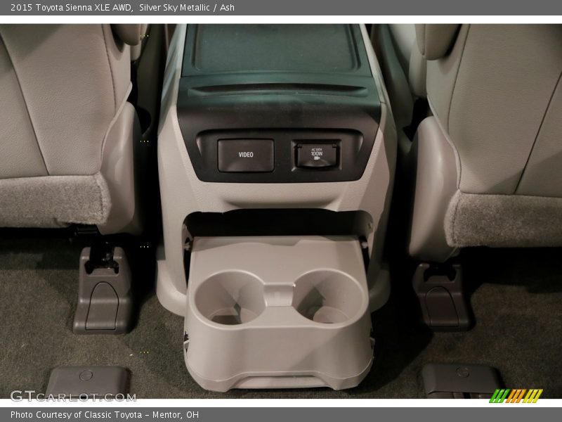 Silver Sky Metallic / Ash 2015 Toyota Sienna XLE AWD