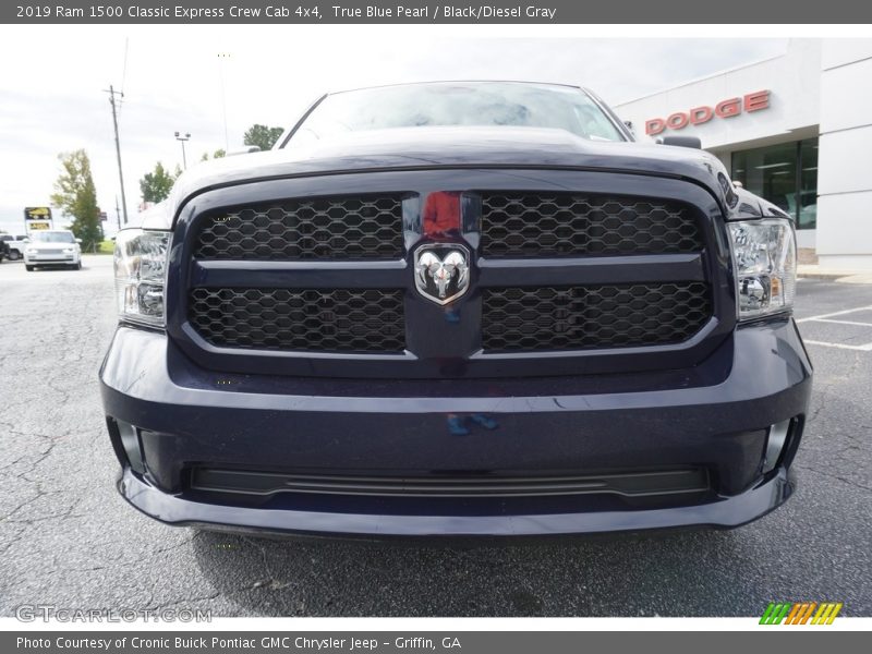 True Blue Pearl / Black/Diesel Gray 2019 Ram 1500 Classic Express Crew Cab 4x4