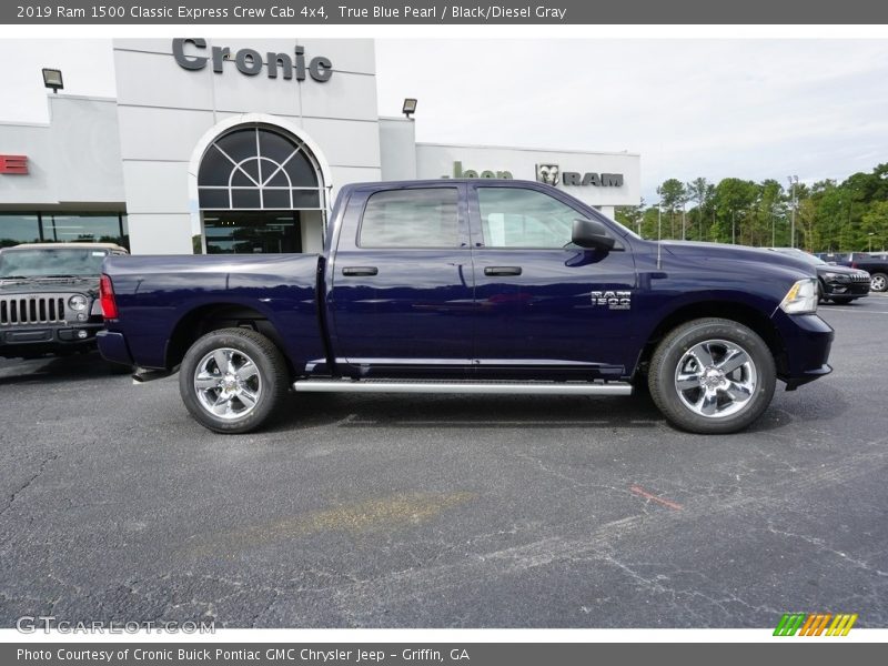 True Blue Pearl / Black/Diesel Gray 2019 Ram 1500 Classic Express Crew Cab 4x4