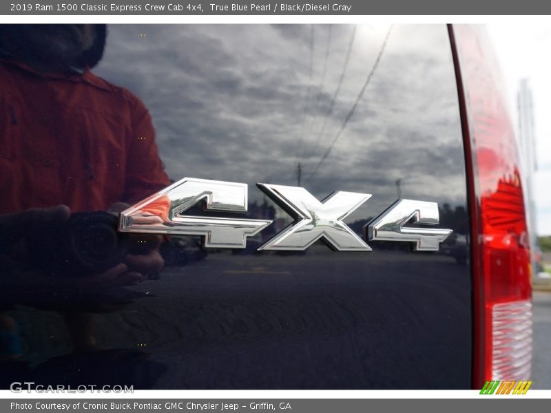 True Blue Pearl / Black/Diesel Gray 2019 Ram 1500 Classic Express Crew Cab 4x4