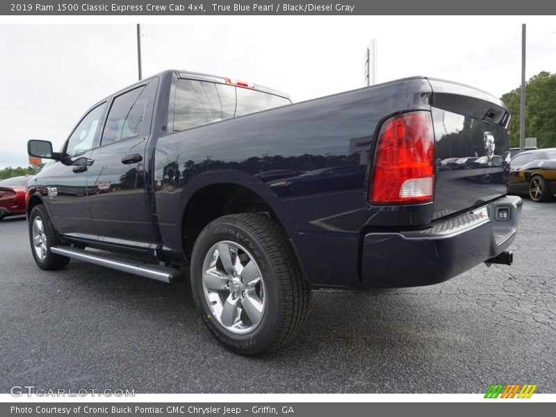 True Blue Pearl / Black/Diesel Gray 2019 Ram 1500 Classic Express Crew Cab 4x4