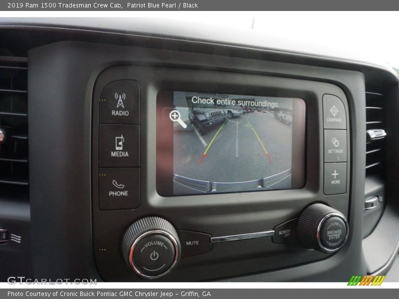 Patriot Blue Pearl / Black 2019 Ram 1500 Tradesman Crew Cab