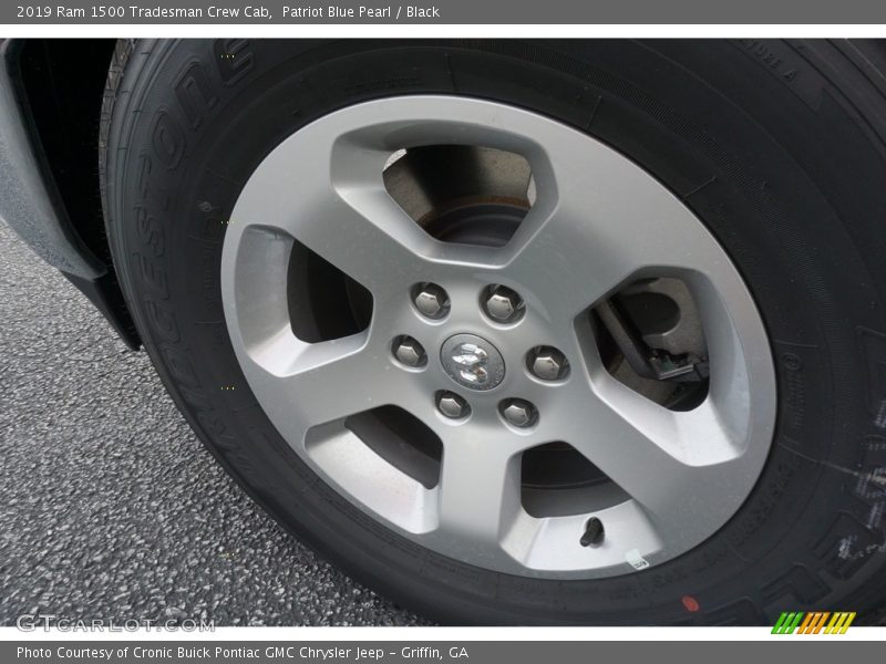 Patriot Blue Pearl / Black 2019 Ram 1500 Tradesman Crew Cab