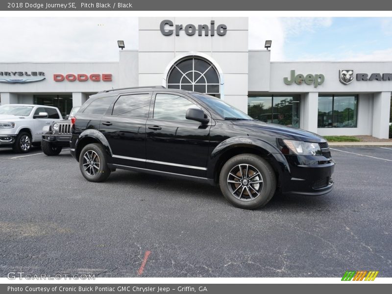Pitch Black / Black 2018 Dodge Journey SE