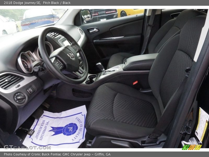 Pitch Black / Black 2018 Dodge Journey SE