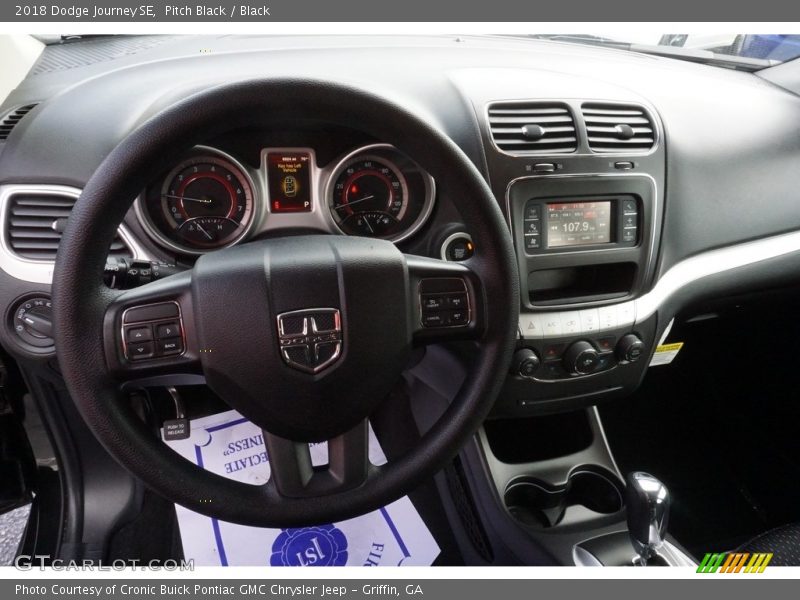 Pitch Black / Black 2018 Dodge Journey SE